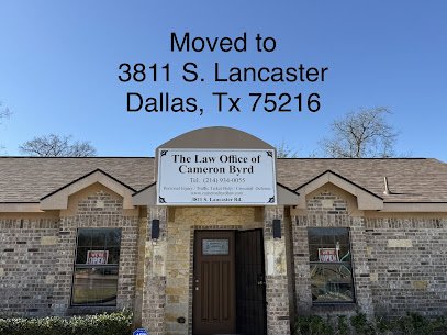 The Law Office of Cameron Byrd – Dallas Ticket Attorney